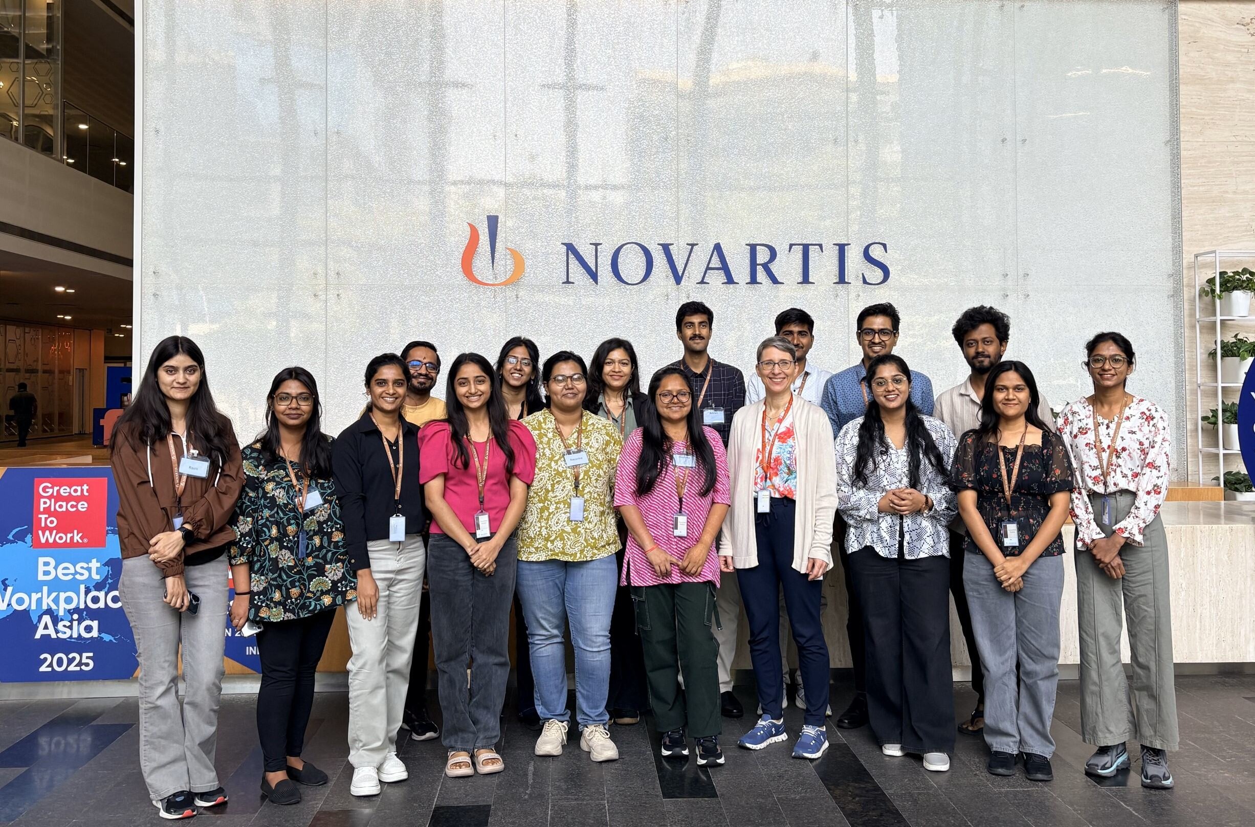 Lab members during a research activity